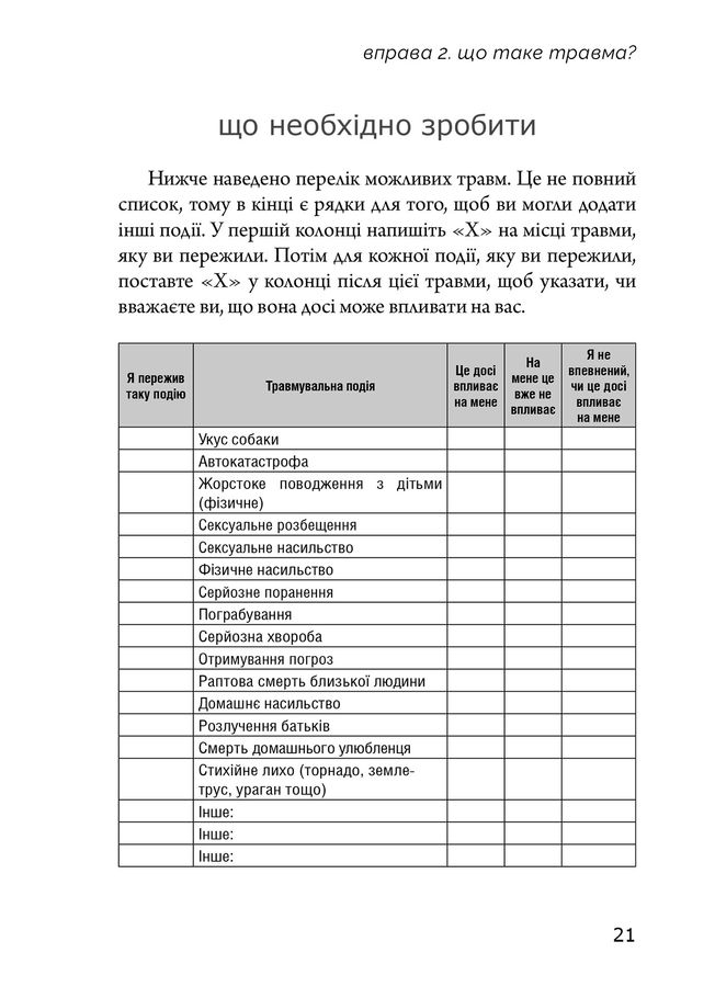 Робочий зошит із ПТСР для підлітків: прості й ефективні навички для зцілення від травми. Л. Палмер